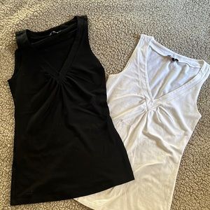 Women’s Express sleeveless V-neck tops
